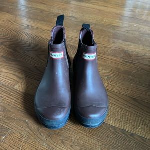 Hunter ankle rain boots